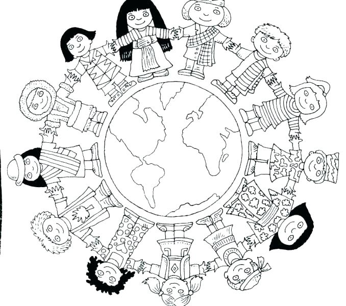 678x600 World Coloring Page World Coloring Page Children World Coloring