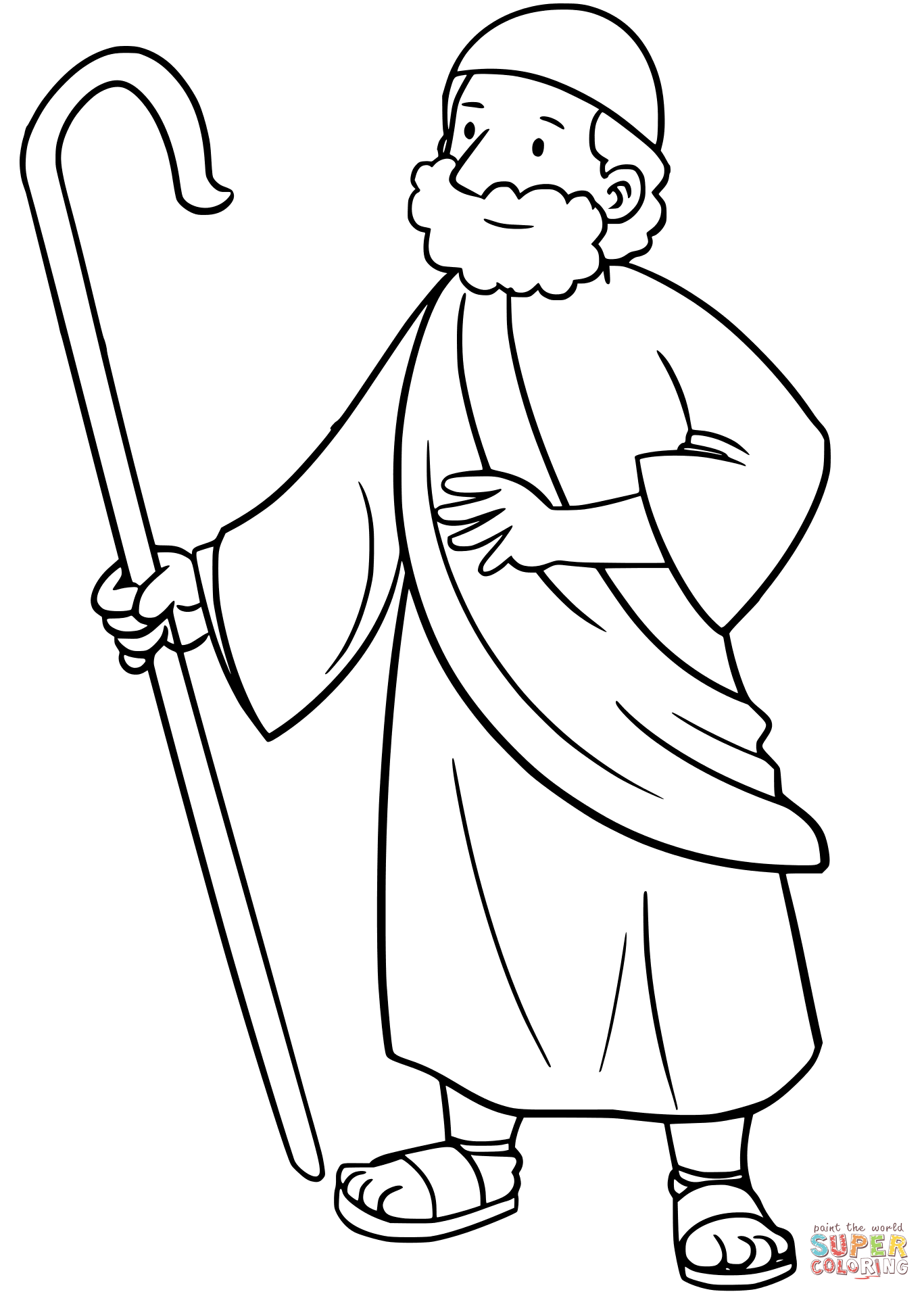 1367x1914 Moses Coloring Page From Moses Category Select