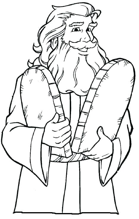 468x736 Moses Ten Commandments Coloring Pages And The Commandments