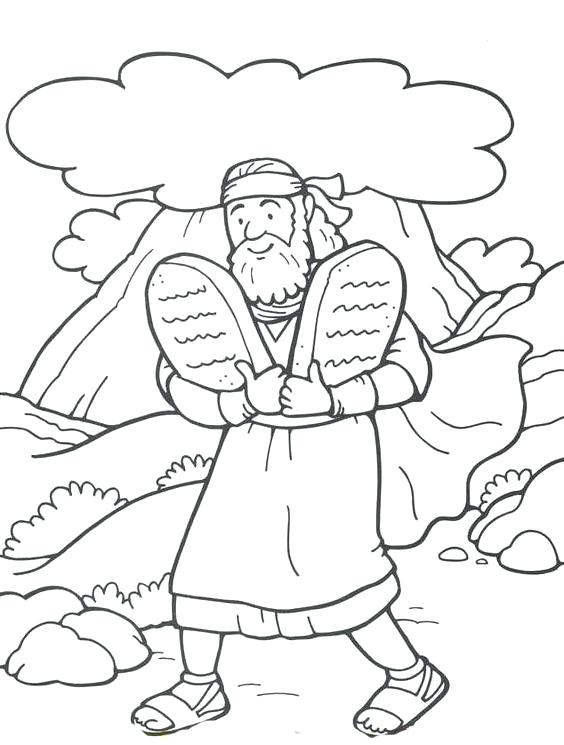 564x745 Ten Commandments Coloring Page Classy Ten Commandments Coloring