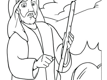 440x330 Ten Commandments Coloring The Ten Commandments Coloring Pages