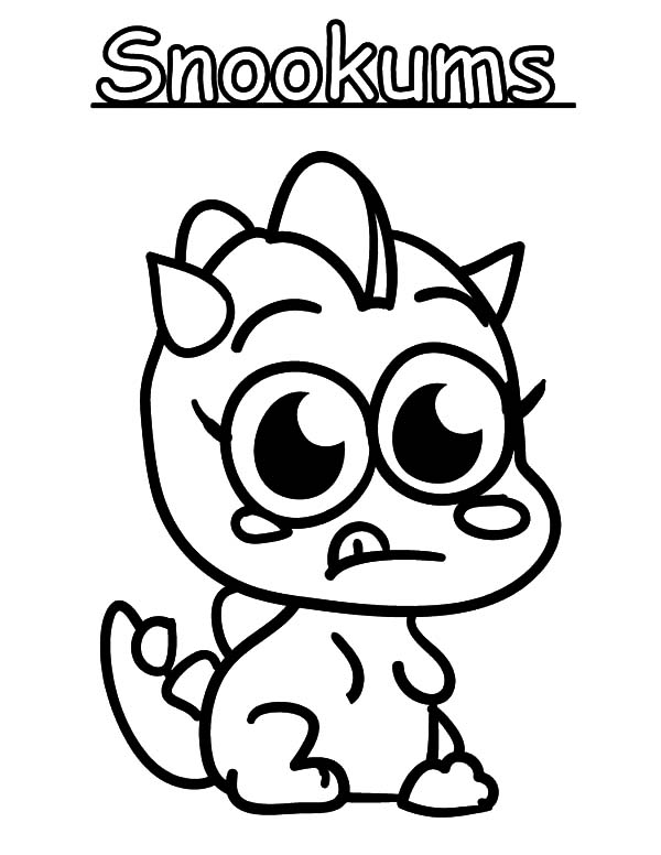 600x776 Moshi Monster Snookums Coloring Pages Color Luna
