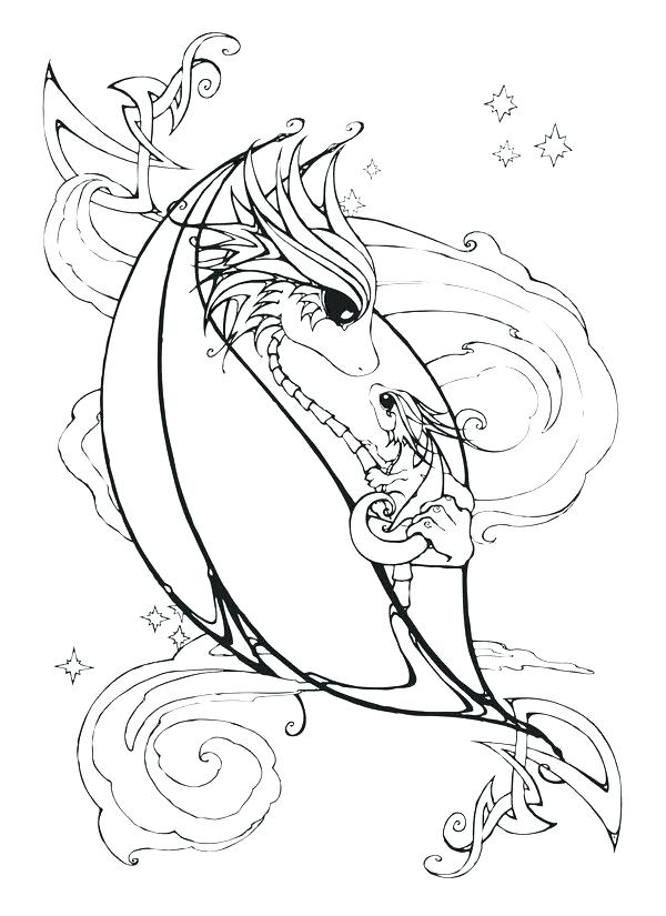 600x825 Baby Dragon Coloring Pages Dragon Art Coloring Pages Mother