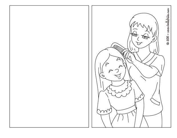 620x482 Mom And Daughter Coloring Pages