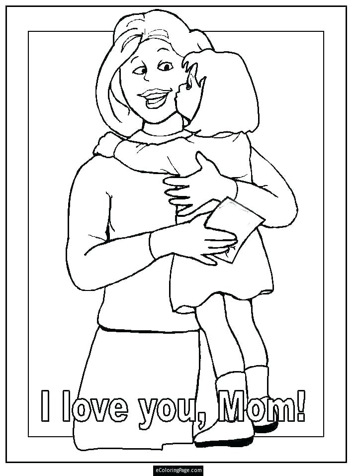718x957 Coloring Pages Of A Mother Coloring Pages For Moms Mother