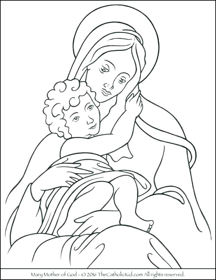 730x945 Mother Coloring Pages Mother And Son Coloring Pages Mother