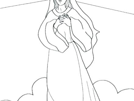 440x330 Mary Coloring Pages Mother Coloring Pages Printable Free Printable