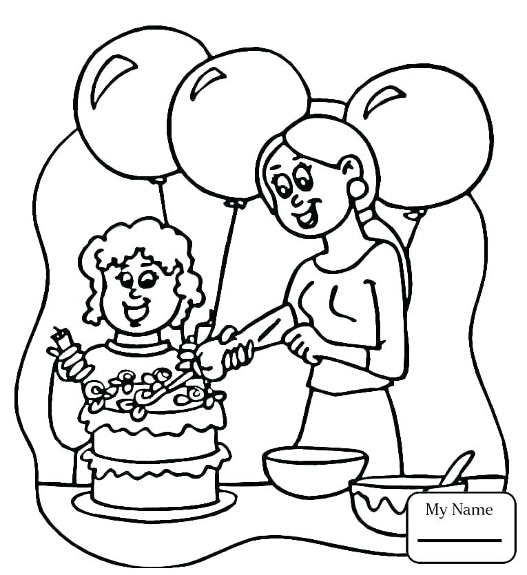 765x835 Coloring Pages Of A Mother
