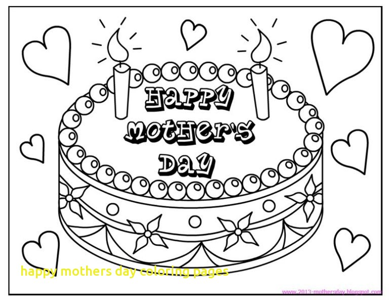 768x592 Happy Mothers Day Coloring Pages With Free Printable Mother S