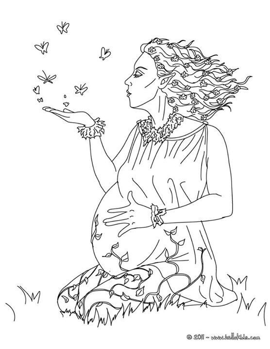 556x720 Mother Earth Coloring Pages
