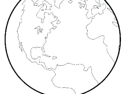 440x330 Earth Coloring Pages Planet Earth Coloring Pages Earth Coloring