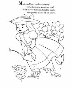 235x288 Mother Goose Coloring Page Mother Goose, Worksheets And School