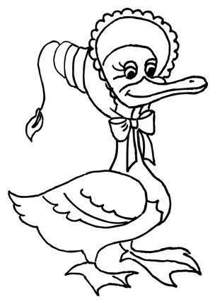 304x430 Mother Goose Coloring Page Happy Mother Goose Day!