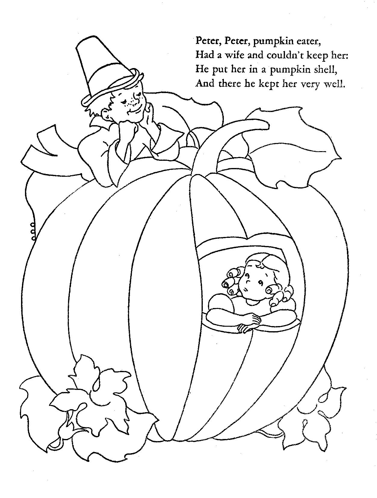 1253x1654 Security Peter Pumpkin Eater Coloring Page