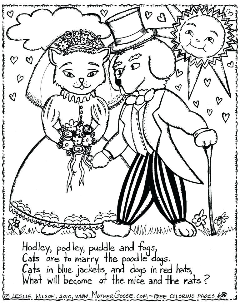 768x983 Nursery Rhymes Coloring Pages Mother Goose Coloring Pages Best