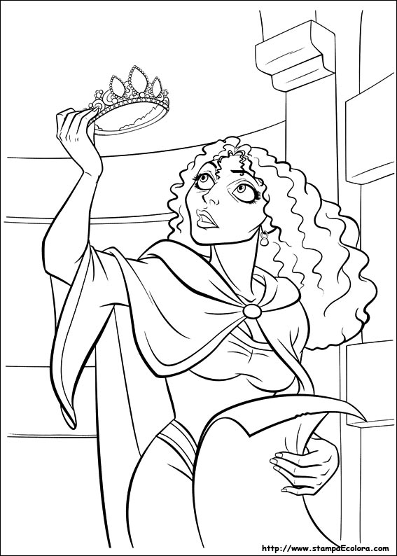 567x794 Mother Gothel Coloring Pages