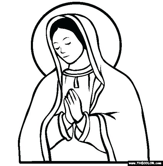 554x565 Mary Coloring Page And Baby Coloring Page From Real Life At Home