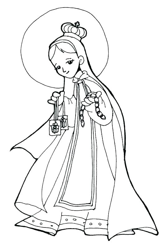 527x800 Mary Coloring Page Of Coloring Page Virgin Mary Coloring Pages