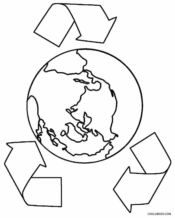 682x850 Printable Earth Coloring Pages For Kids