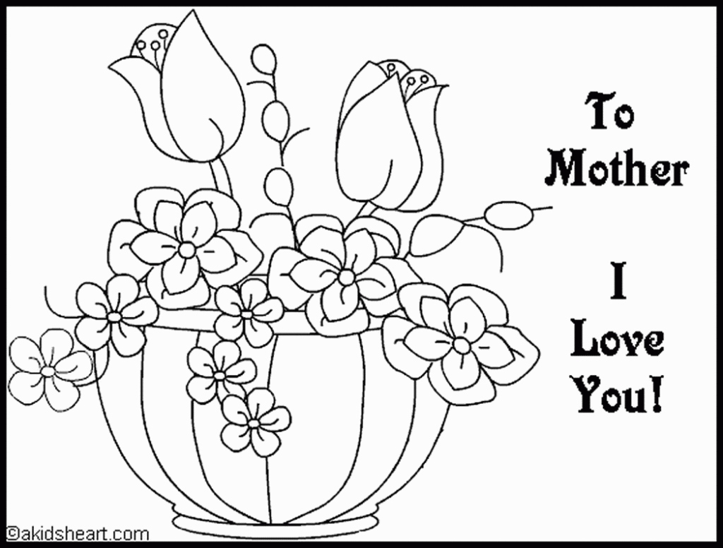 1024x776 Free Printable Mothers Day Coloring Pages Luxury Free Printable