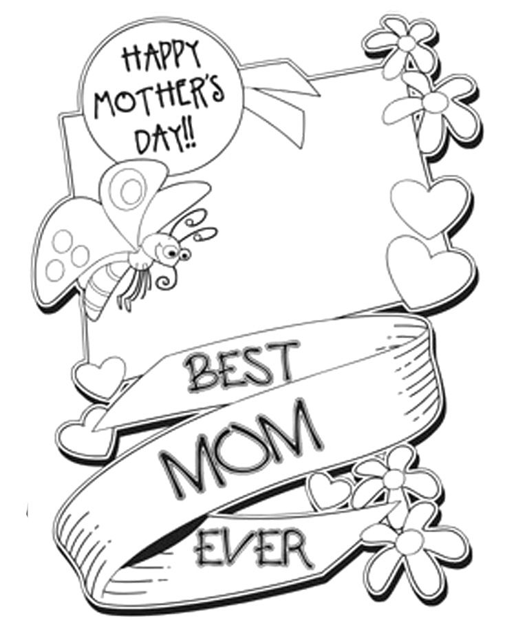 750x902 Mother's Day Coloring Pages