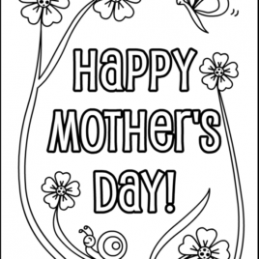 259x259 Mothers Day Coloring Pages