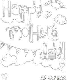 236x281 Happy Mother's Day Coloring Pages For Kids, Printable Free