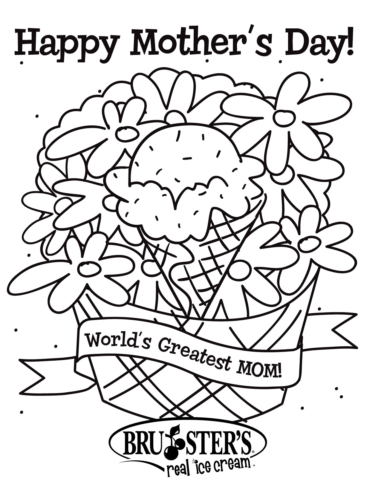 1275x1650 Free Kindergarten Mothers Day Coloring Pages Happy