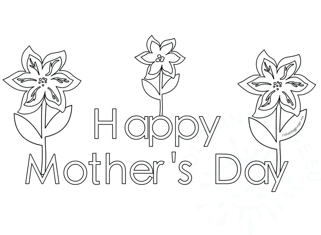 1023x749 Happy Mothers Day Coloring Pages Top Happy Mothers Day Coloring
