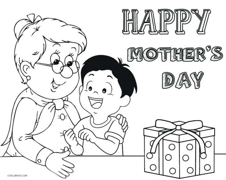 728x580 Mothers Day Coloring Sheets Printable Page A Pages For Free