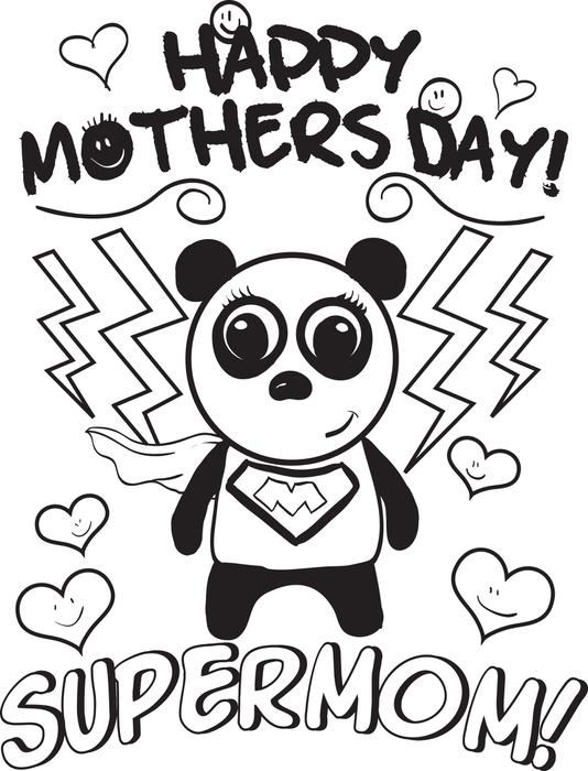 534x700 Free Printable Supermom Mother