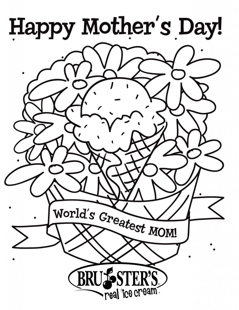 791x1024 Happy Mothers Day Coloring Page New Free Printable Mothers Day