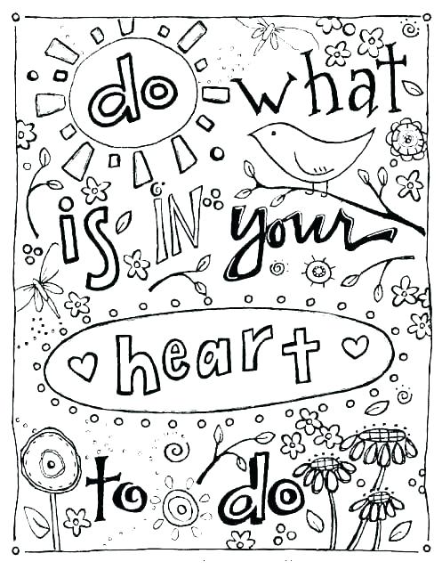 497x640 Coloring Pages For Adults Quotes