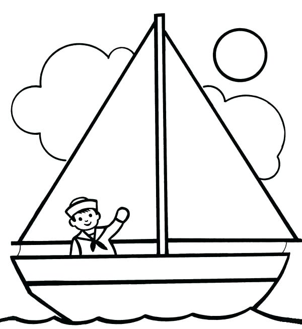 Motor Boat Coloring Pages at GetDrawings | Free download