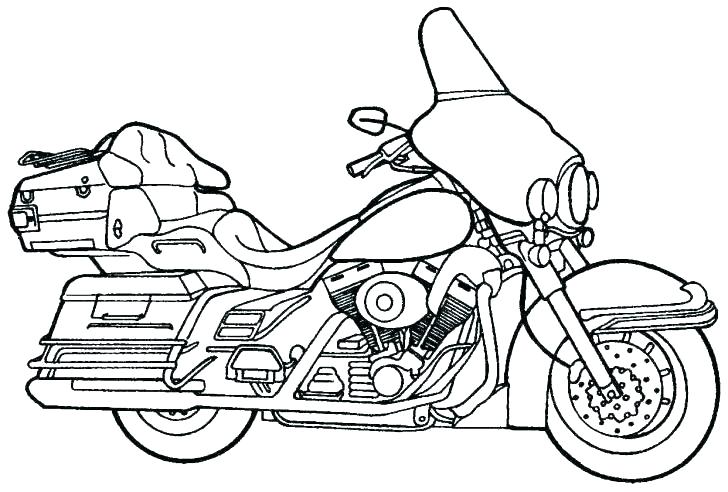 728x492 Motorcycle Coloring Pages Printable Book In Addition To Free Free