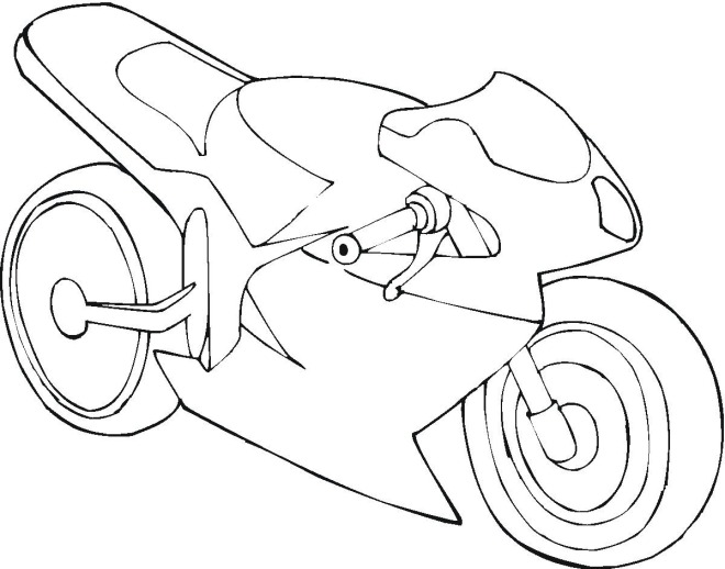 660x518 Motorbike Coloring Pages