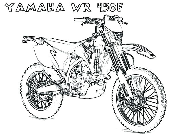 600x464 Motocross Coloring Pages Motorcycle Coloring Pages Motorcycle