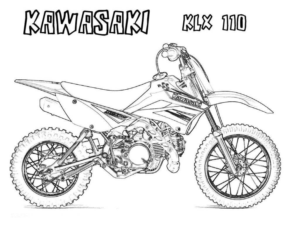 994x768 Motorcycle Coloring Pages For Adults