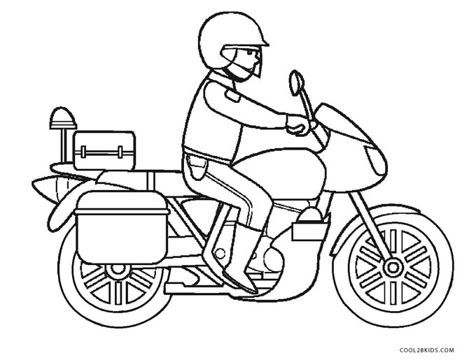 670x515 Free Printable Motorcycle Coloring Pages For Kids