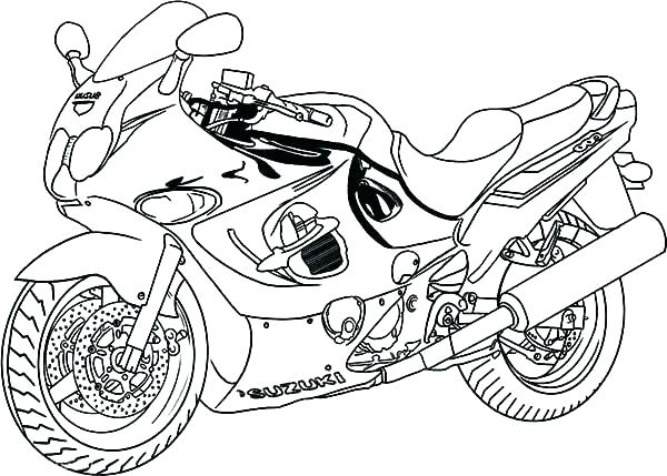 600x429 Motorcycle Coloring Pages Wheeler Coloring Pages Coloring Pages