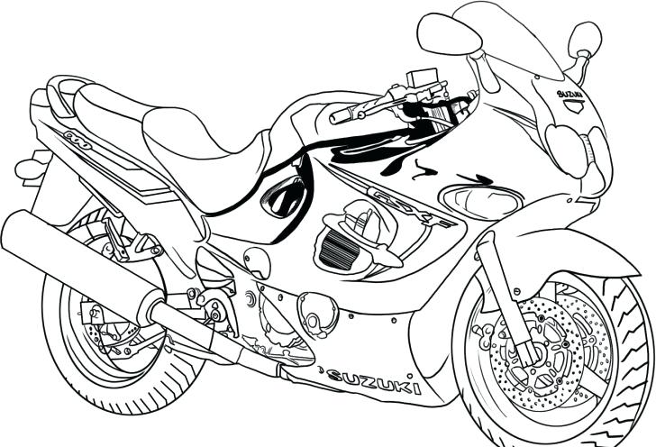 728x496 Printable Coloring Pages For Boys Also Printable Motorcycle