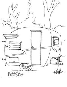 236x305 Camper Trailer Coloring Pages Letteringcalligraphy