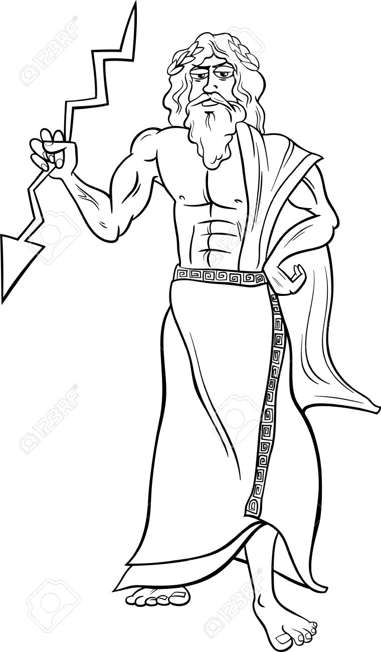760x1300 Nice Zeus Coloring Page Top Gallery Ideas