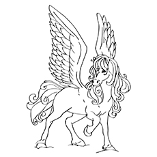230x230 Top Free Printable Pegasus Coloring Pages For Toddlers