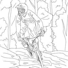 220x220 Mountain Bike Cycling Sport Coloring Pages