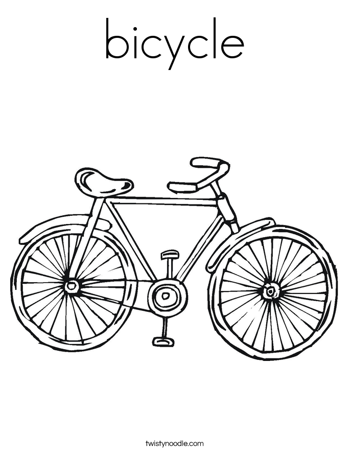 685x886 Mountain Biking Coloring Page