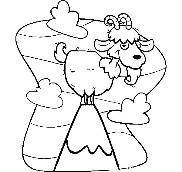 600x569 Mountain Coloring Page Coloring Pages Of Mountains Coloring Pages