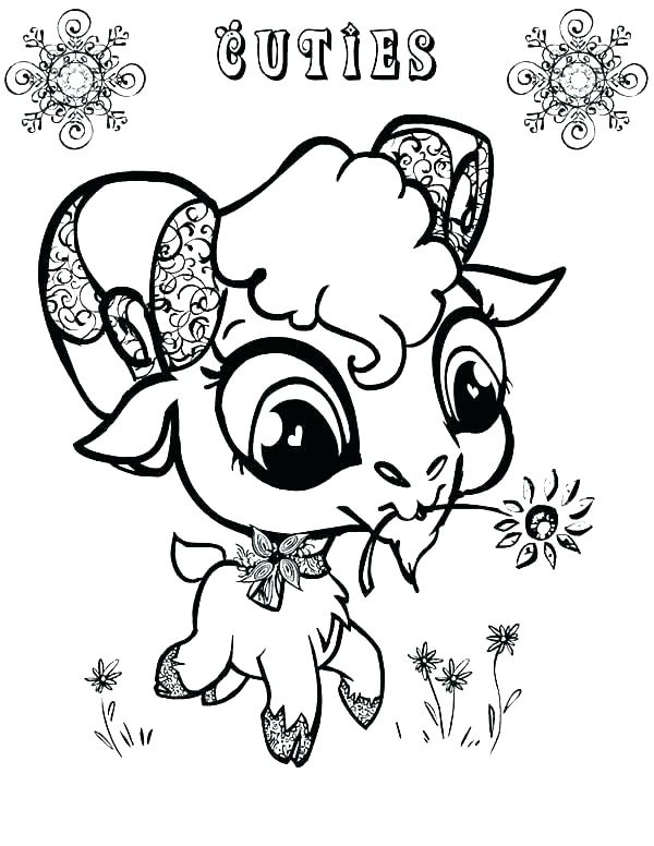 600x776 Goat Coloring Pages Best Big Sheets Images On For Goat Coloring