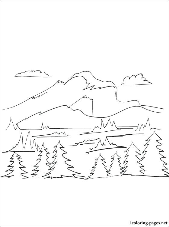 560x750 Mountain Coloring Page Mountain Coloring Page Mountain Gorilla