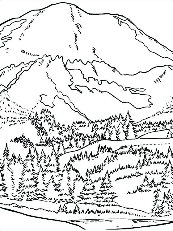 560x750 Mountain Coloring Pages Mountain Coloring Page Mountain Gorilla